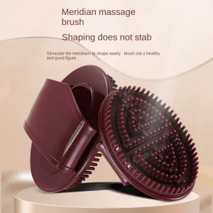 message brush – handheld body massage tool for relaxation & toning