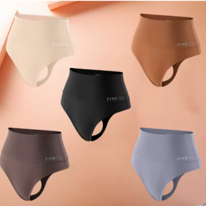 high waist seamless shaping thong