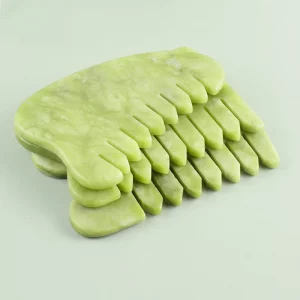 natural jade gua sha massage tool